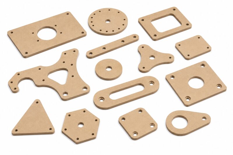 MDF parts with countersunk holes